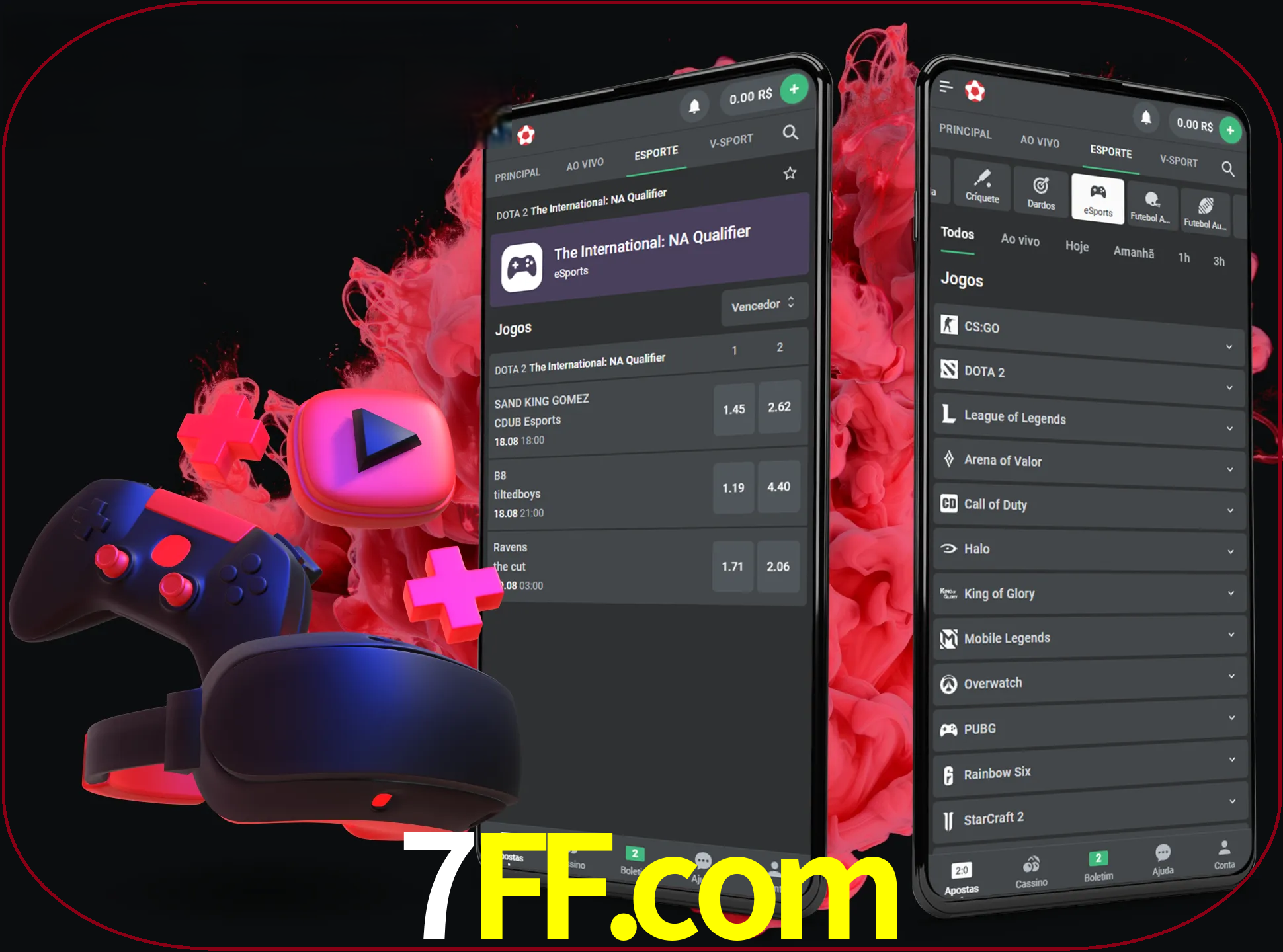 Para ter a aplicação móvel 7ff no seu smartphone, basta descarregar o ficheiro apk e seguir as instruções.