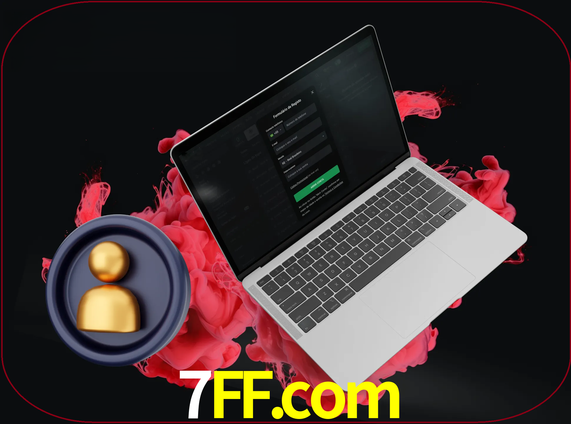 No cabeçalho do site 7ff, clique no botão que o levará a um formulário especial onde terá de introduzir as suas informações actuais.